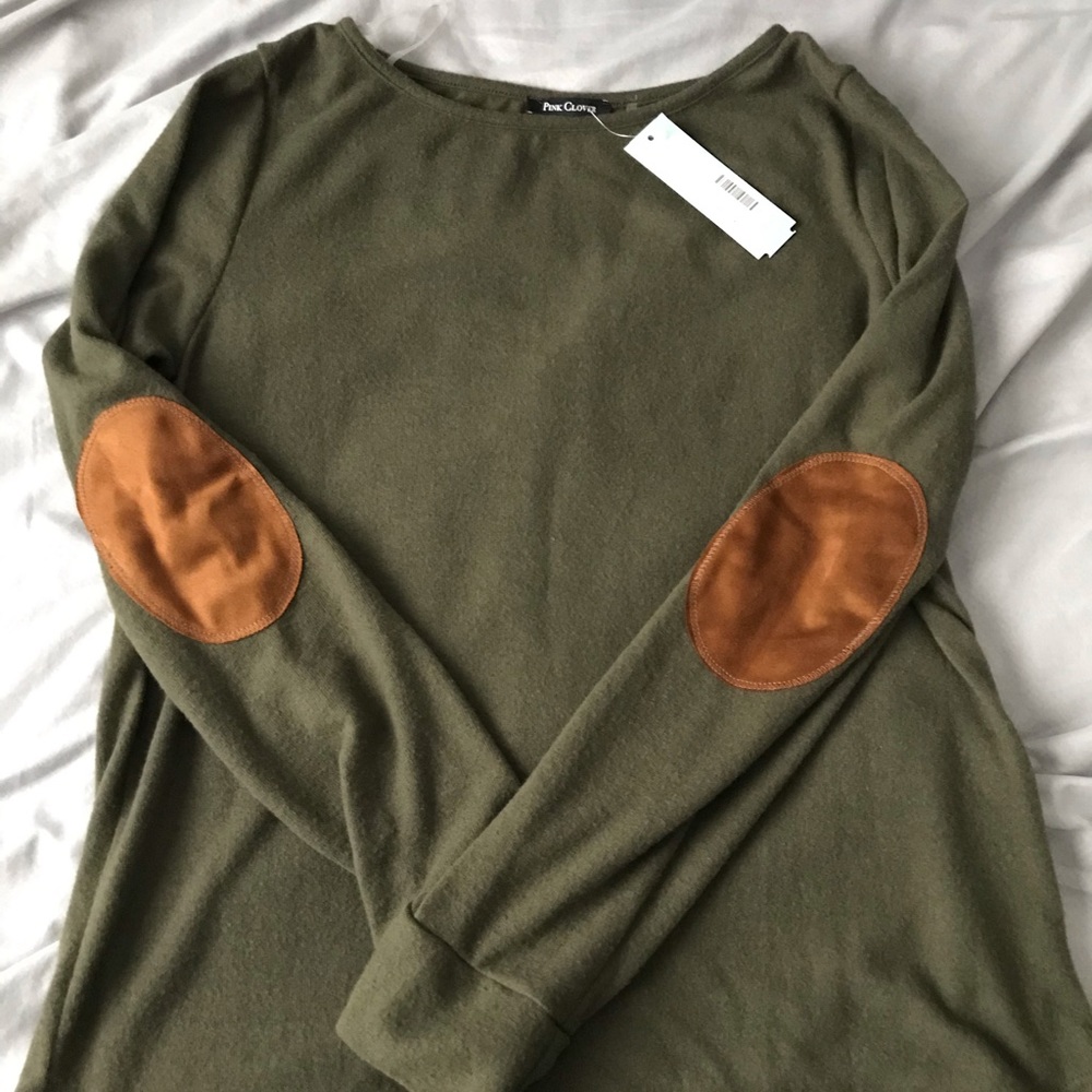 Olive green sweater